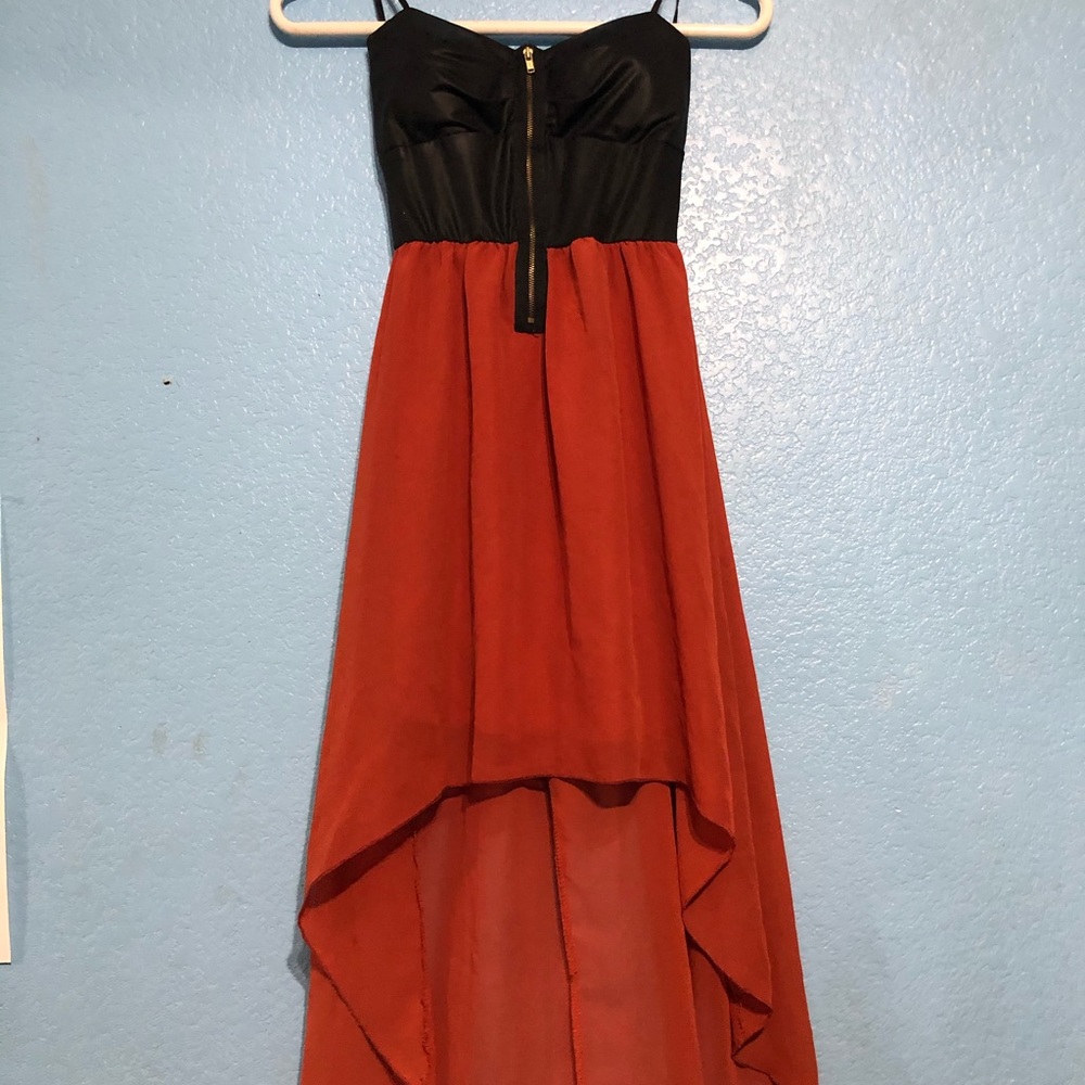 Flowey strapless dress